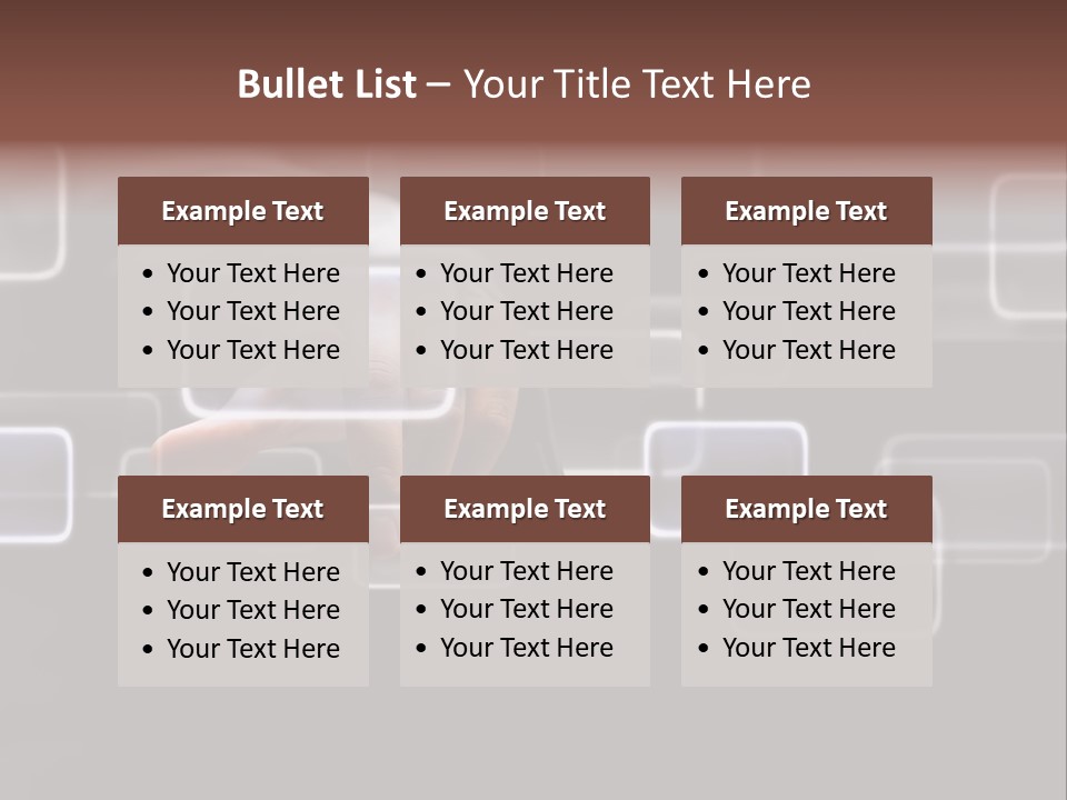 Communications Virtual Business PowerPoint Template