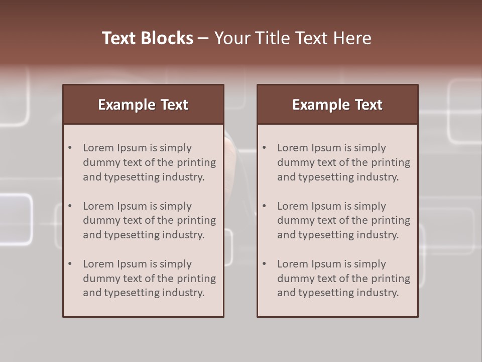 Communications Virtual Business PowerPoint Template