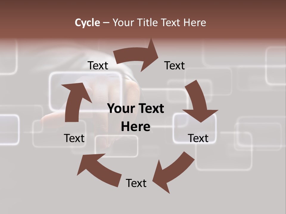 Communications Virtual Business PowerPoint Template