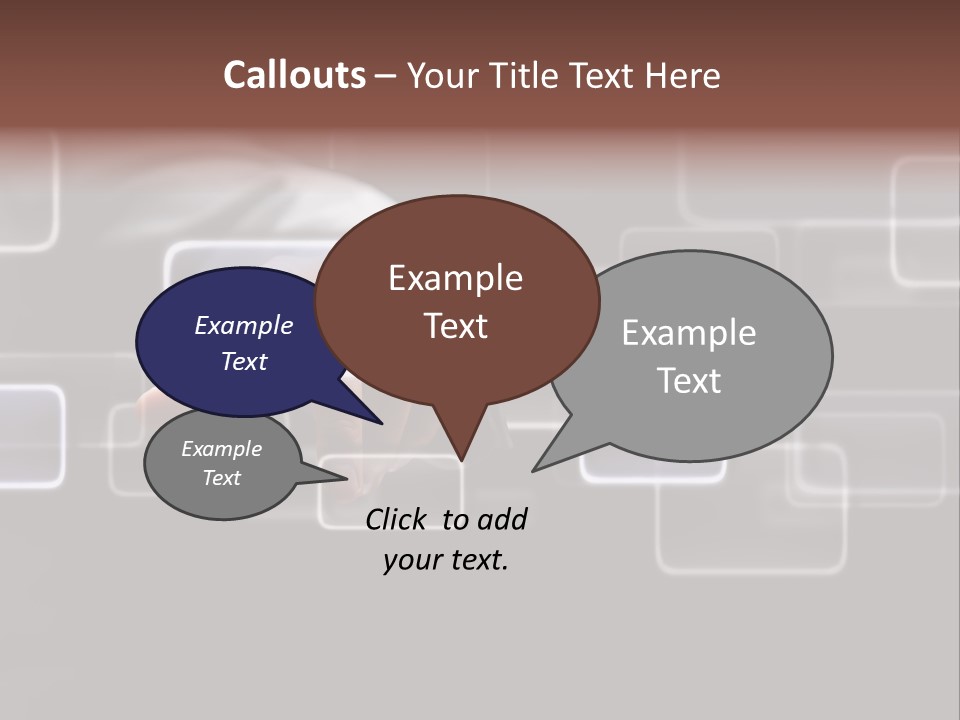 Communications Virtual Business PowerPoint Template