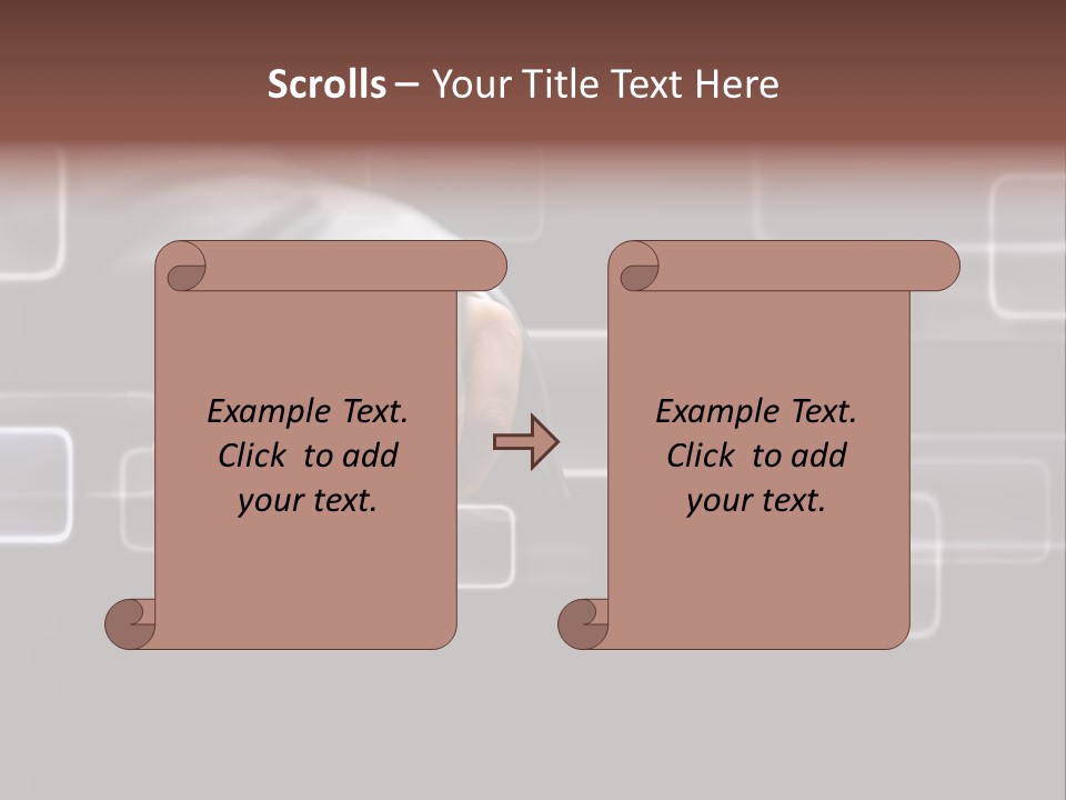 Communications Virtual Business PowerPoint Template