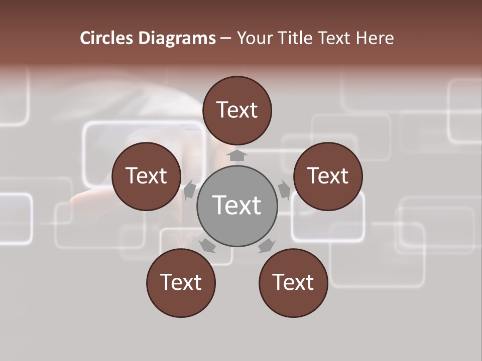 Communications Virtual Business PowerPoint Template