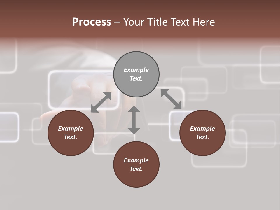 Communications Virtual Business PowerPoint Template