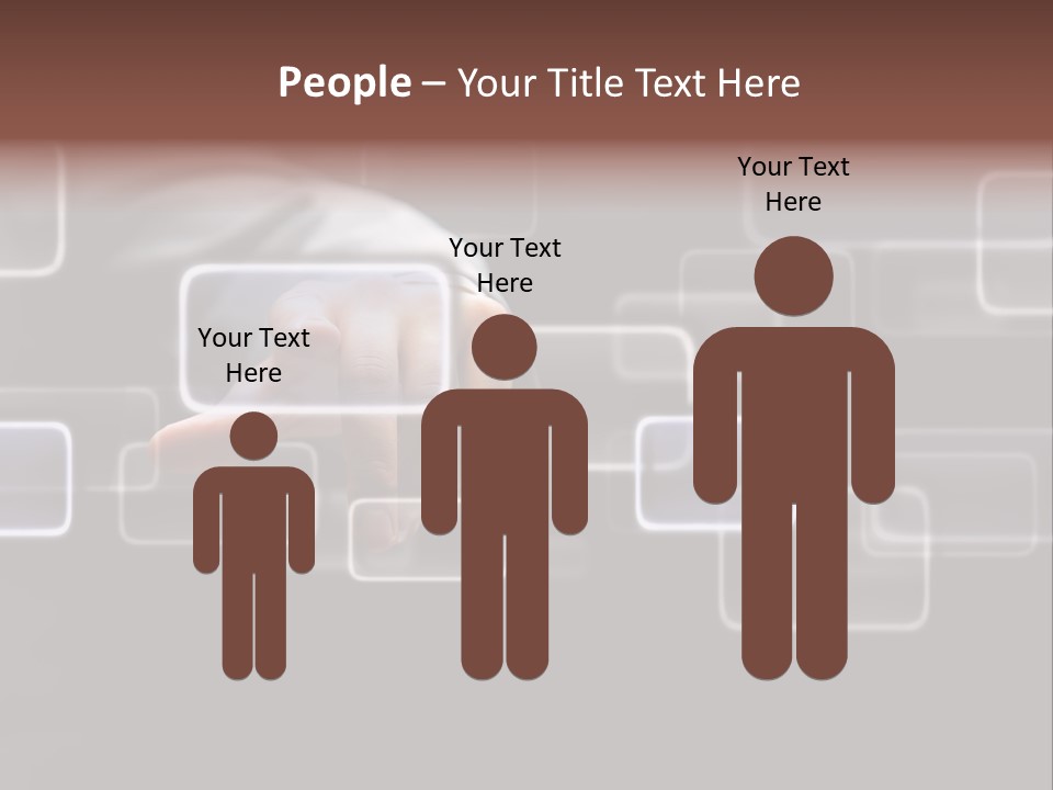 Communications Virtual Business PowerPoint Template