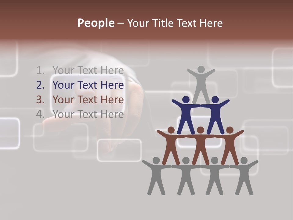 Communications Virtual Business PowerPoint Template