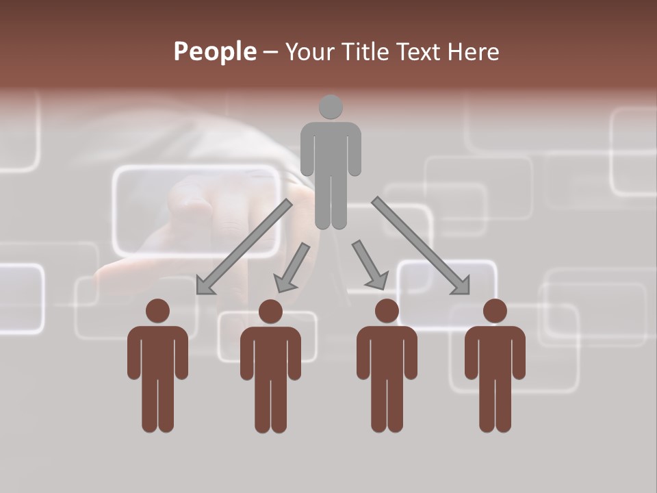 Communications Virtual Business PowerPoint Template