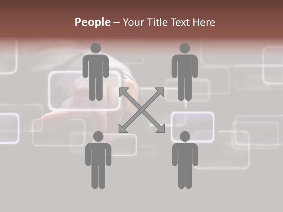 Communications Virtual Business PowerPoint Template