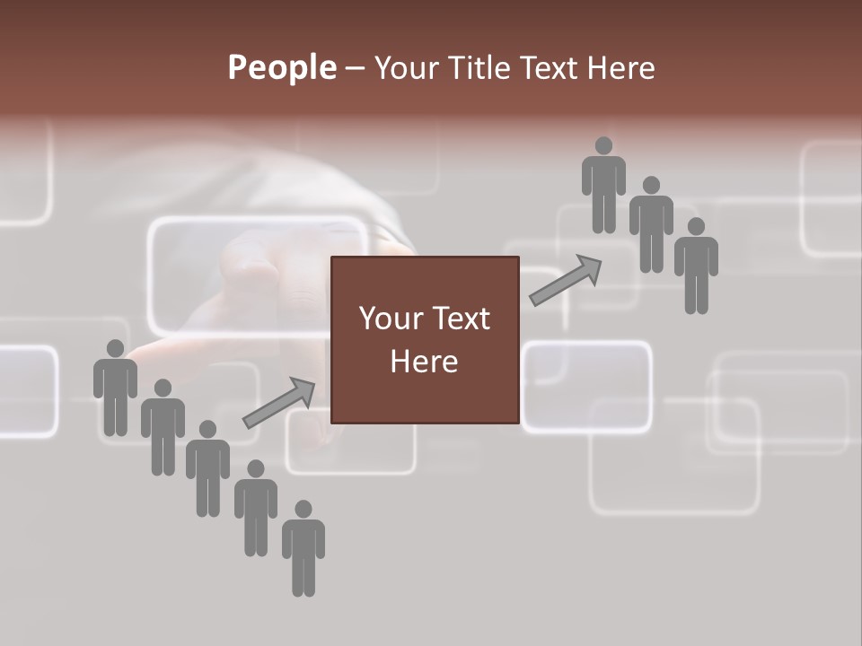 Communications Virtual Business PowerPoint Template