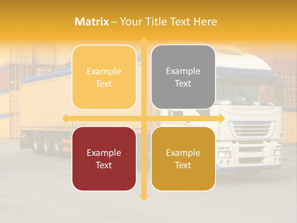 Industrial Shipping Cargo PowerPoint Template