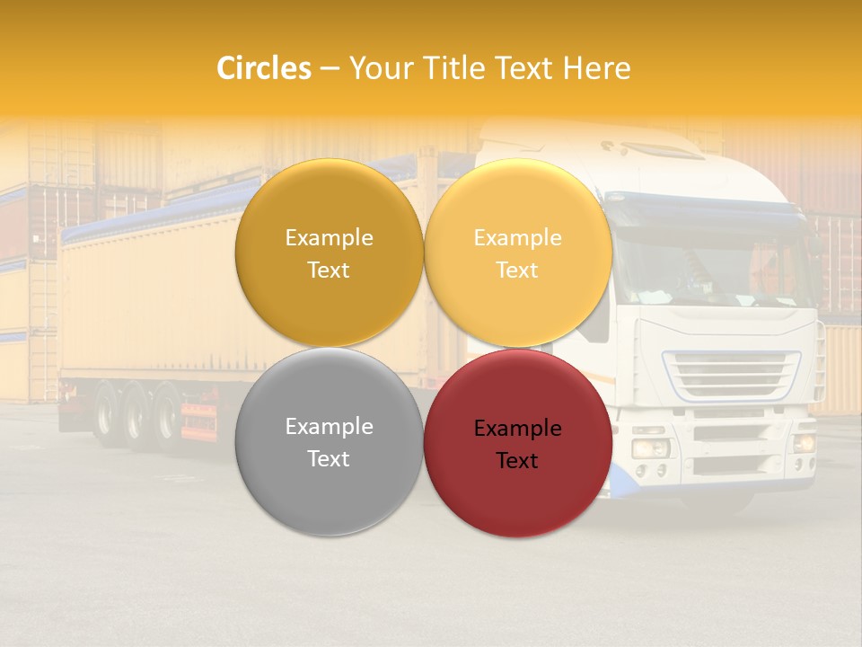 Industrial Shipping Cargo PowerPoint Template