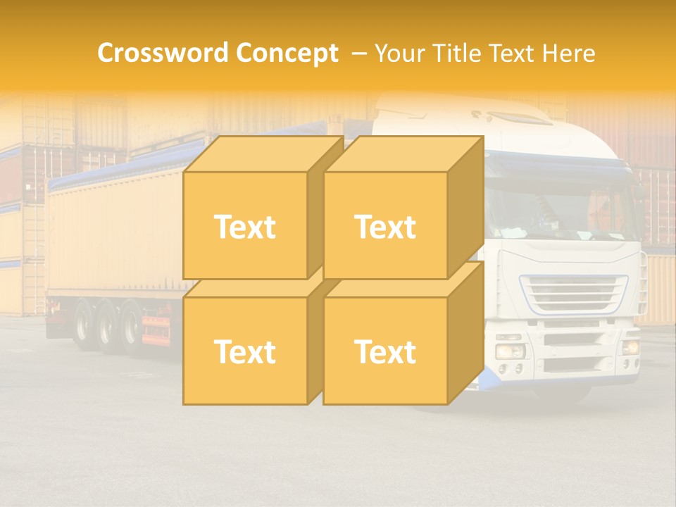 Industrial Shipping Cargo PowerPoint Template
