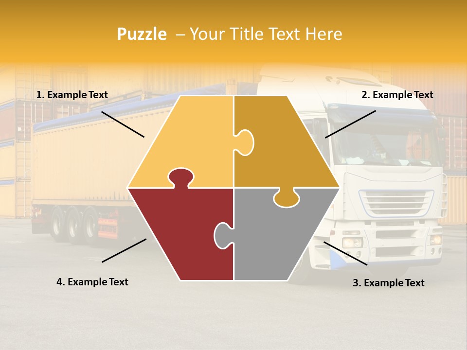 Industrial Shipping Cargo PowerPoint Template