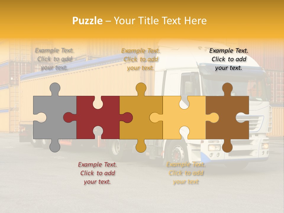 Industrial Shipping Cargo PowerPoint Template