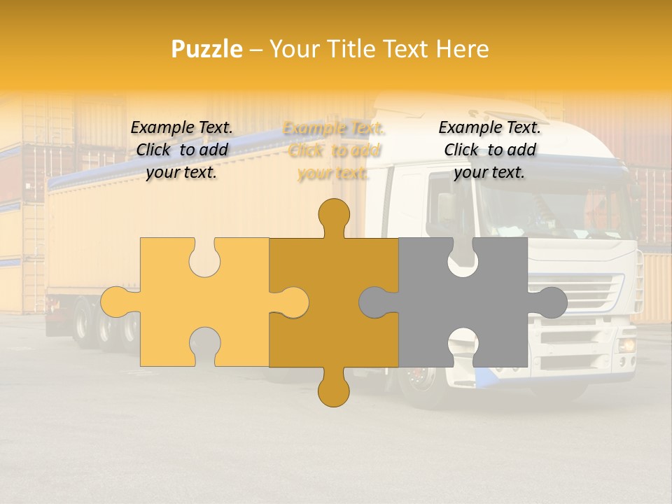 Industrial Shipping Cargo PowerPoint Template