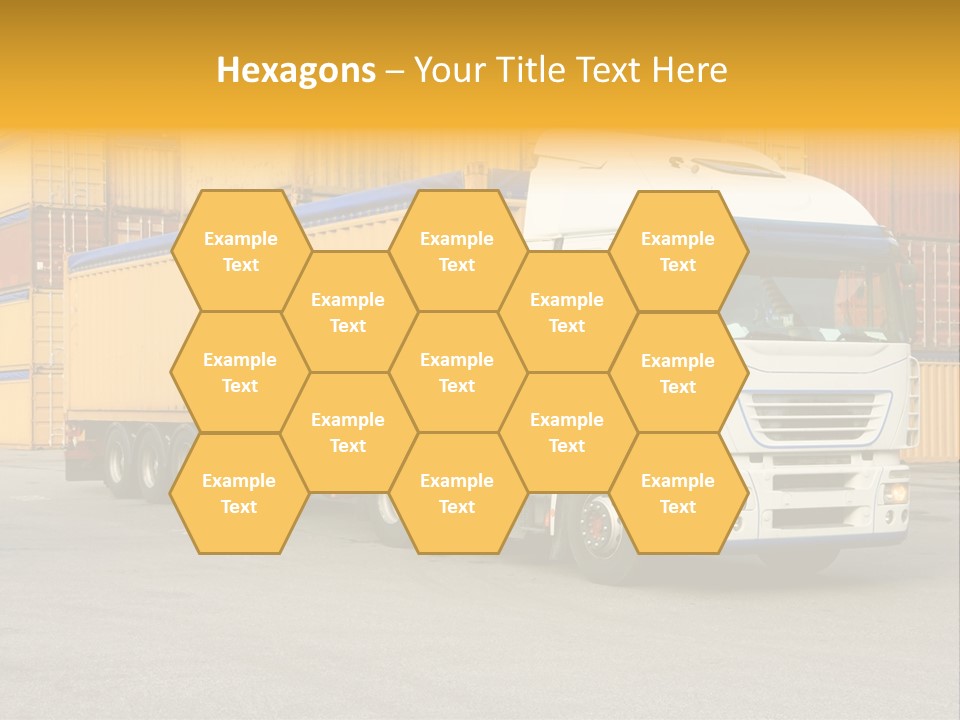 Industrial Shipping Cargo PowerPoint Template