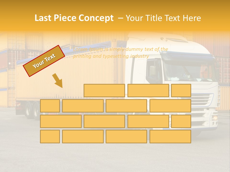 Industrial Shipping Cargo PowerPoint Template
