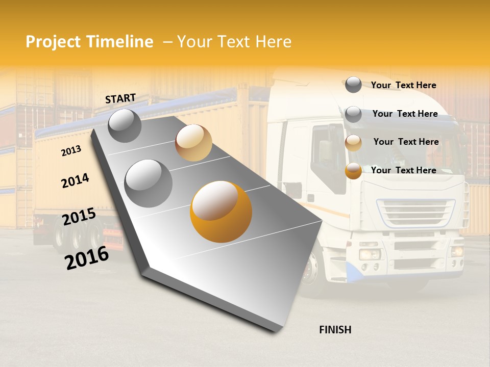 Industrial Shipping Cargo PowerPoint Template