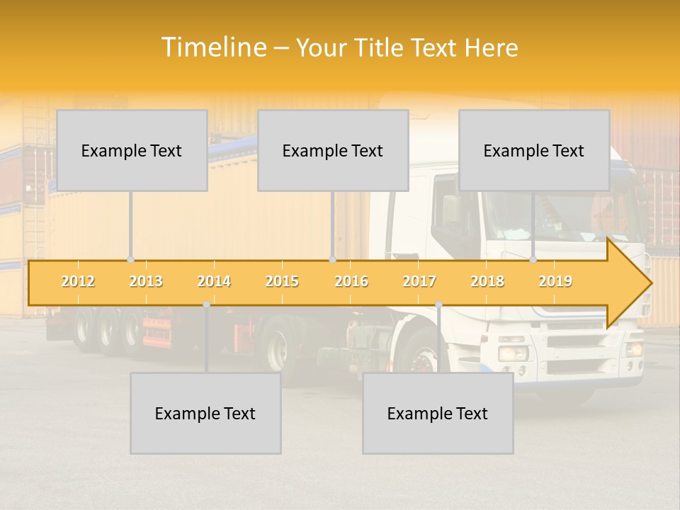 Industrial Shipping Cargo PowerPoint Template