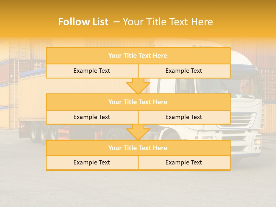 Industrial Shipping Cargo PowerPoint Template