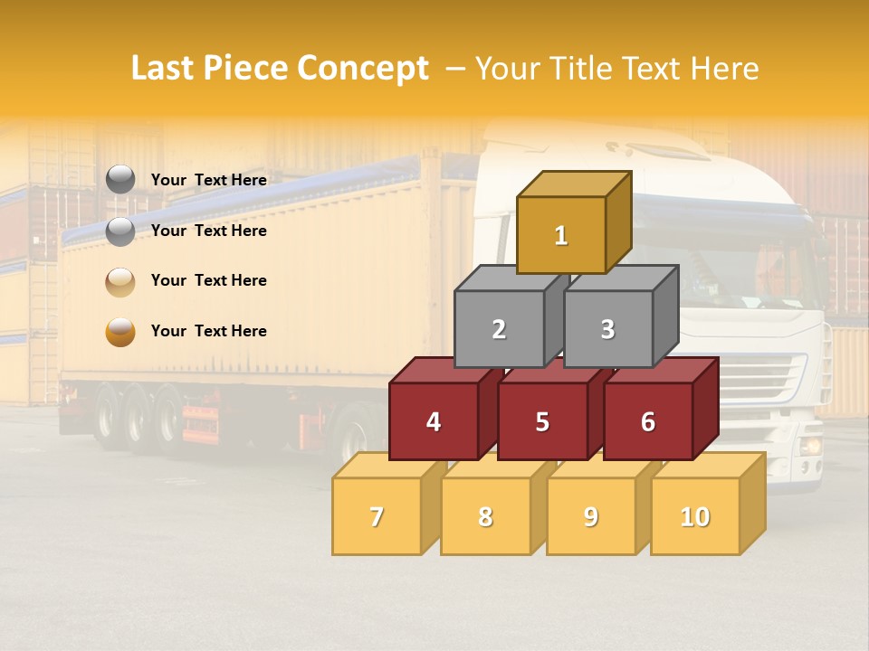 Industrial Shipping Cargo PowerPoint Template