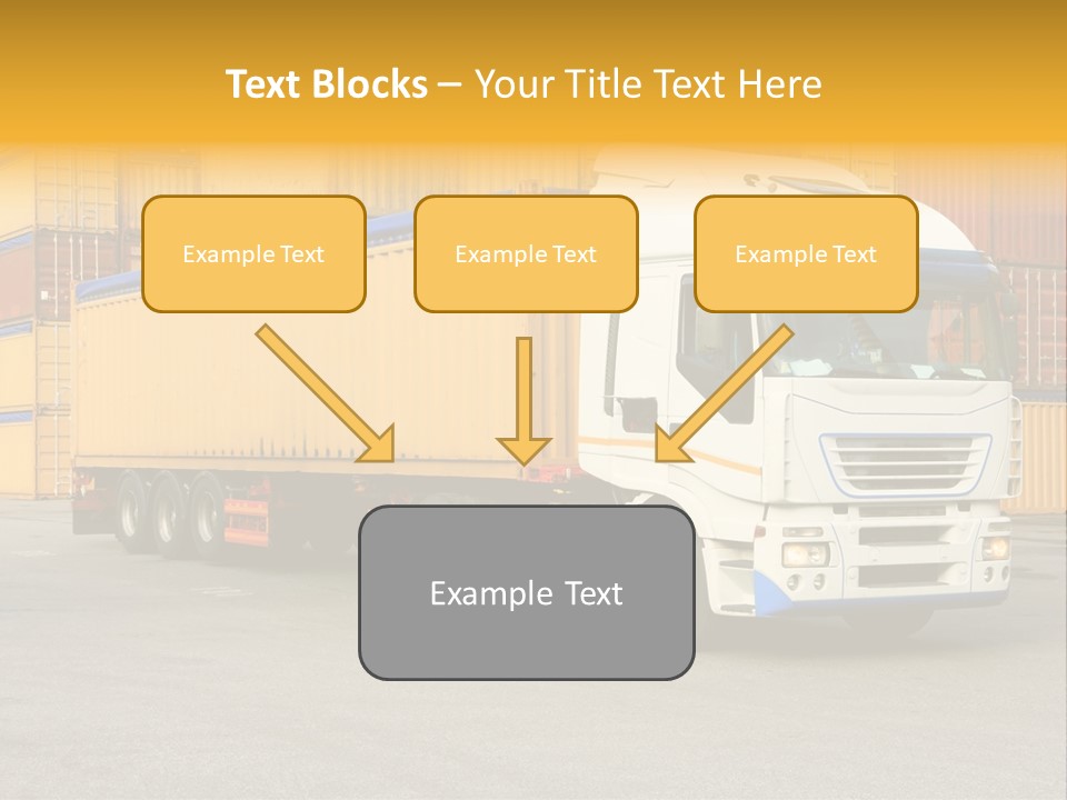 Industrial Shipping Cargo PowerPoint Template