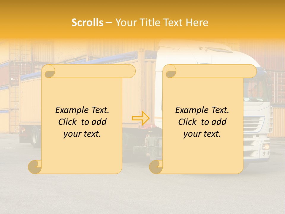 Industrial Shipping Cargo PowerPoint Template