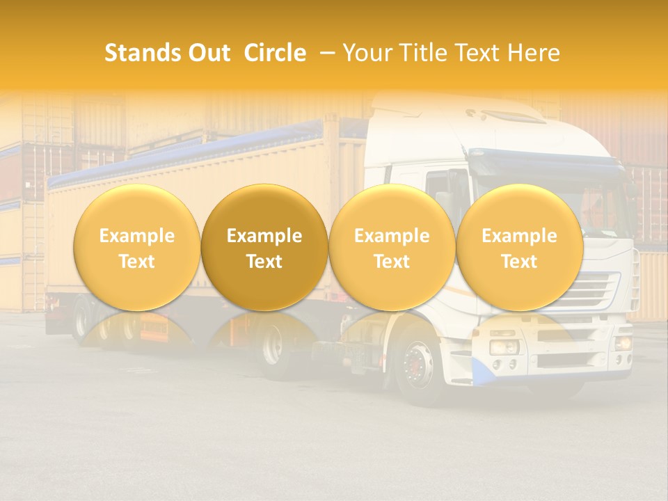 Industrial Shipping Cargo PowerPoint Template