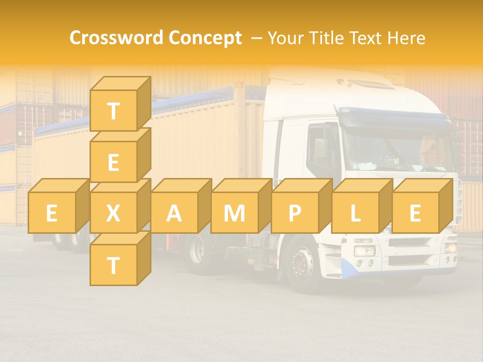 Industrial Shipping Cargo PowerPoint Template
