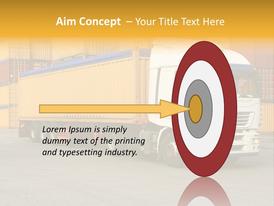 Industrial Shipping Cargo PowerPoint Template