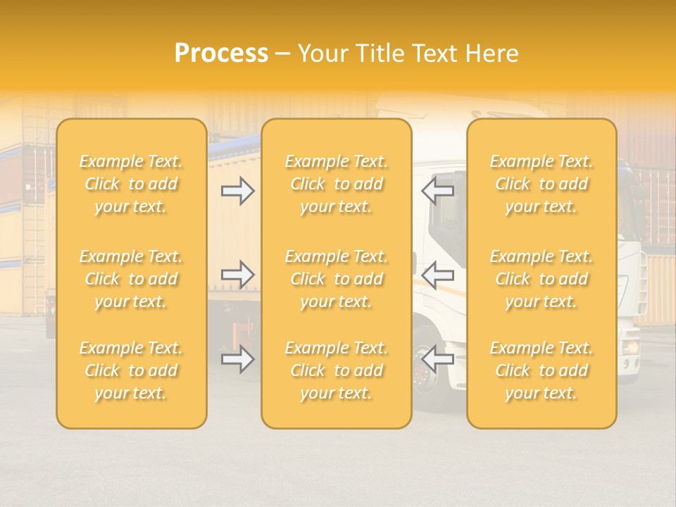 Industrial Shipping Cargo PowerPoint Template