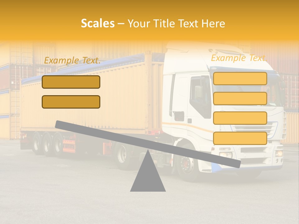 Industrial Shipping Cargo PowerPoint Template