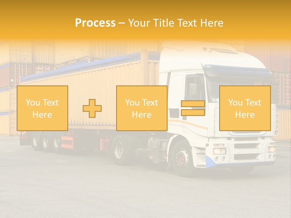 Industrial Shipping Cargo PowerPoint Template