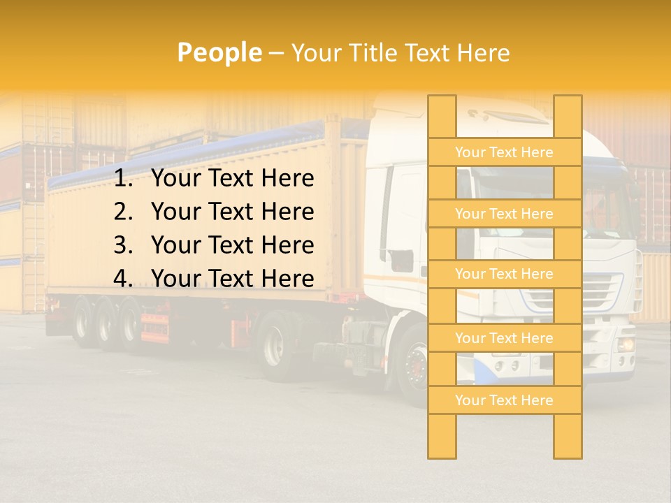 Industrial Shipping Cargo PowerPoint Template