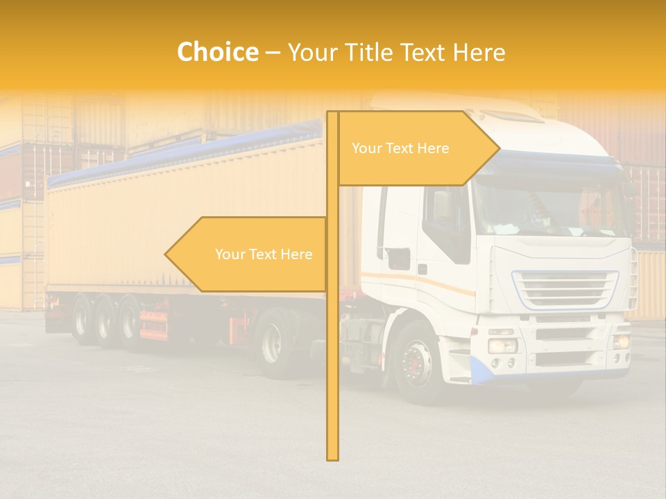 Industrial Shipping Cargo PowerPoint Template