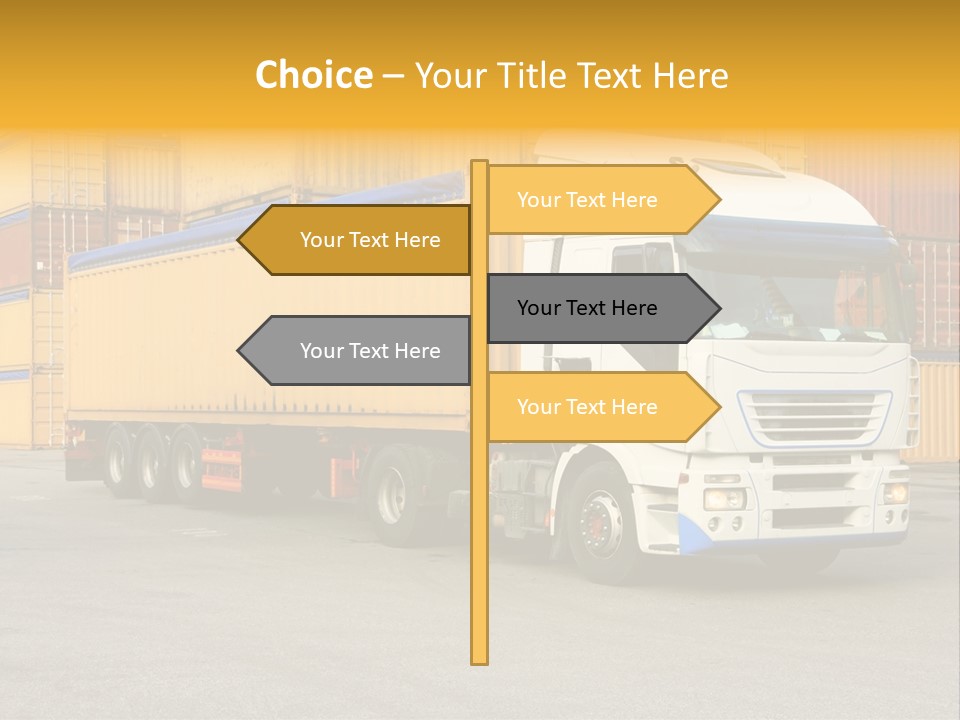 Industrial Shipping Cargo PowerPoint Template