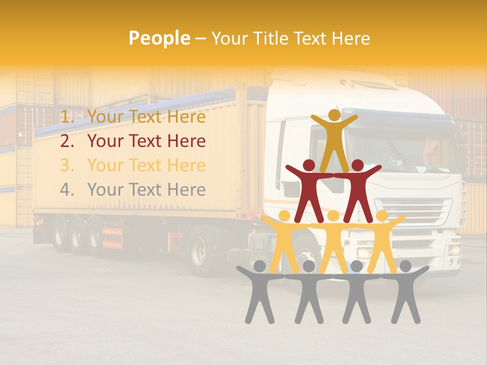 Industrial Shipping Cargo PowerPoint Template