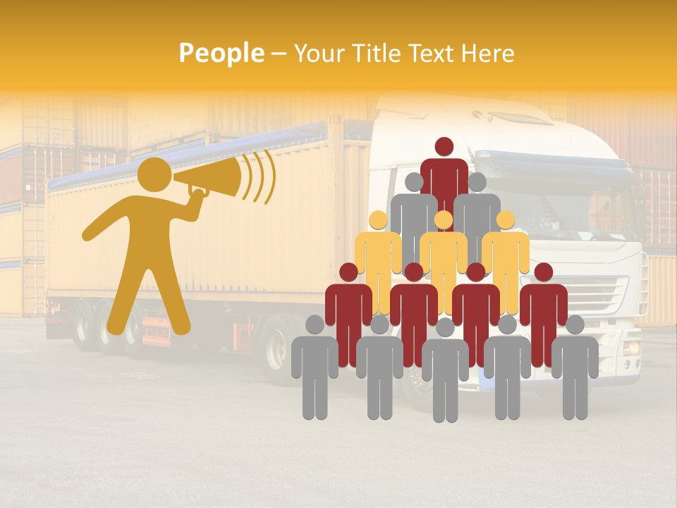 Industrial Shipping Cargo PowerPoint Template