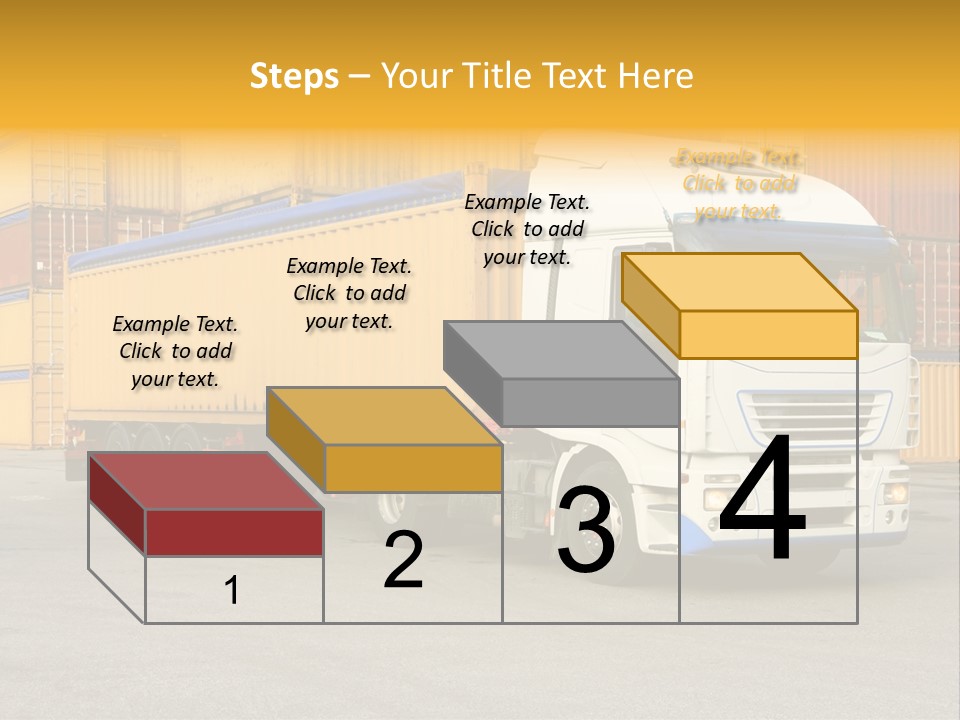 Industrial Shipping Cargo PowerPoint Template