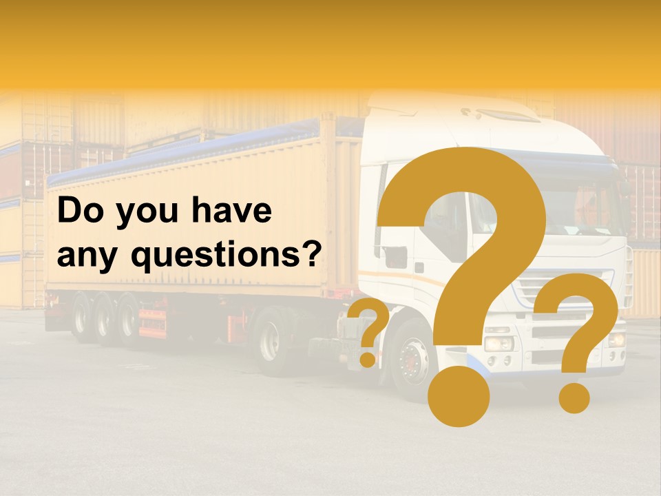 Industrial Shipping Cargo PowerPoint Template