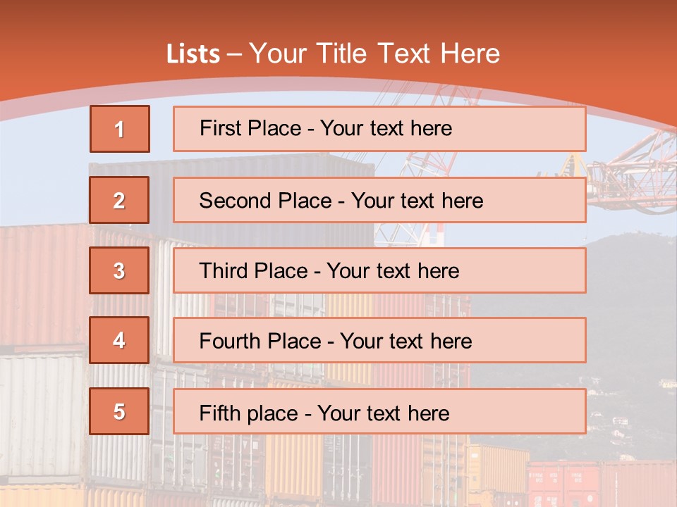 Trade Stacked Italy PowerPoint Template