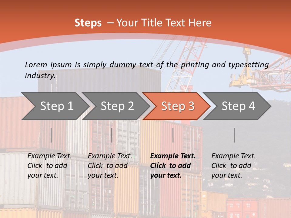 Trade Stacked Italy PowerPoint Template