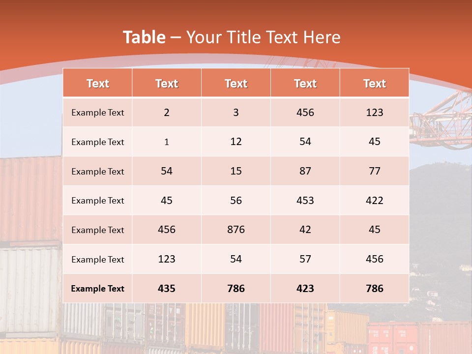 Trade Stacked Italy PowerPoint Template