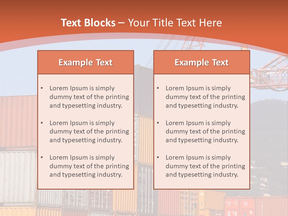 Trade Stacked Italy PowerPoint Template