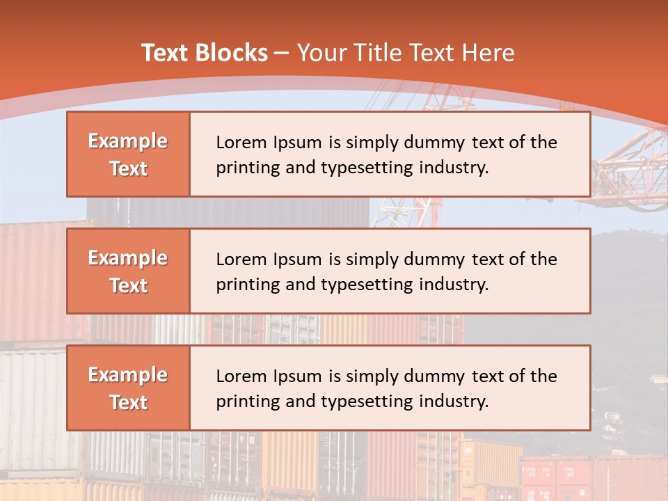 Trade Stacked Italy PowerPoint Template
