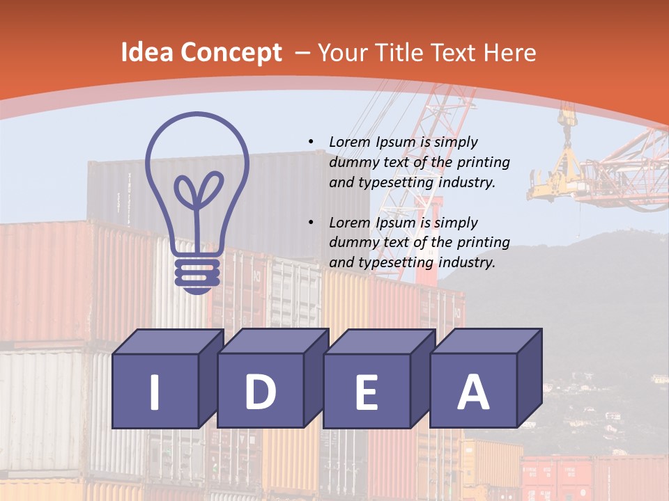 Trade Stacked Italy PowerPoint Template