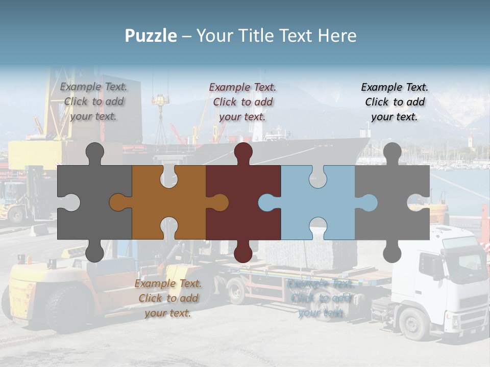 Shipment Import Business PowerPoint Template