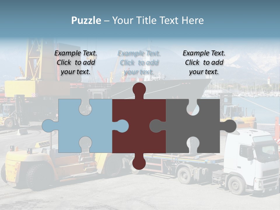 Shipment Import Business PowerPoint Template