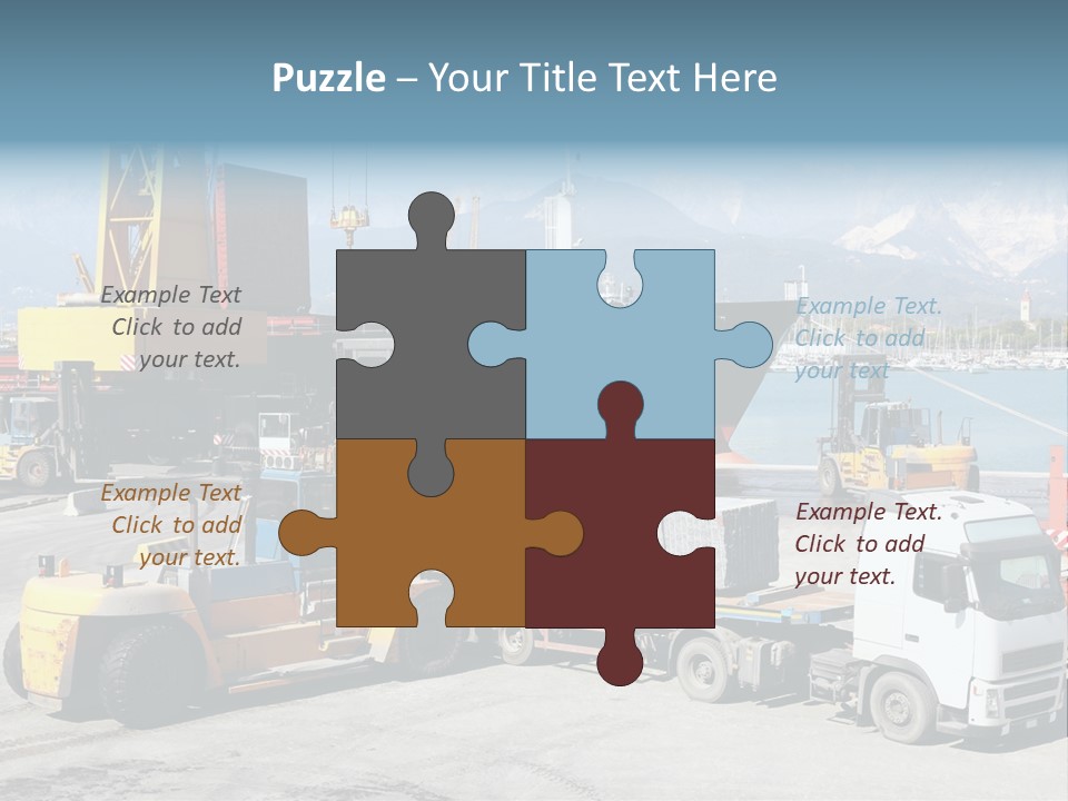 Shipment Import Business PowerPoint Template