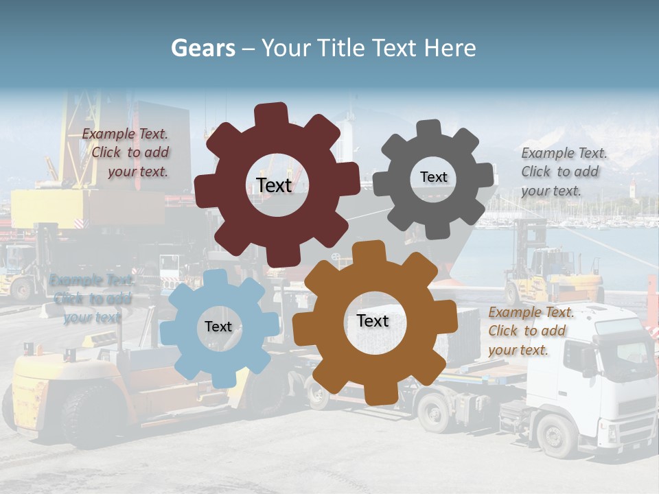 Shipment Import Business PowerPoint Template