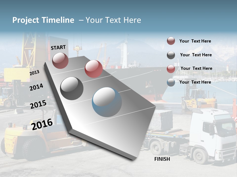 Shipment Import Business PowerPoint Template